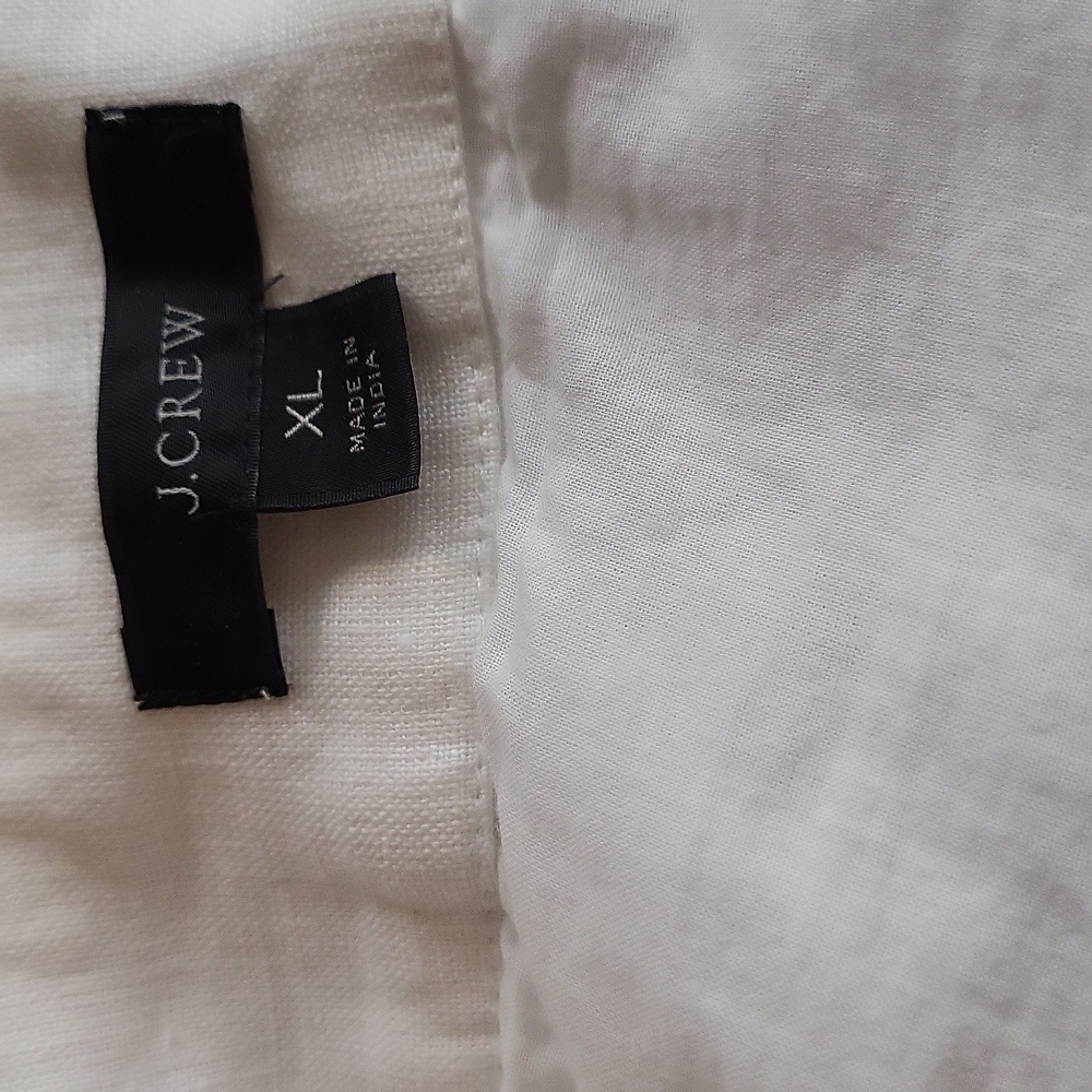 J. Crew Women's White Linen Maxi Skirt XL - Picture 3 of 5